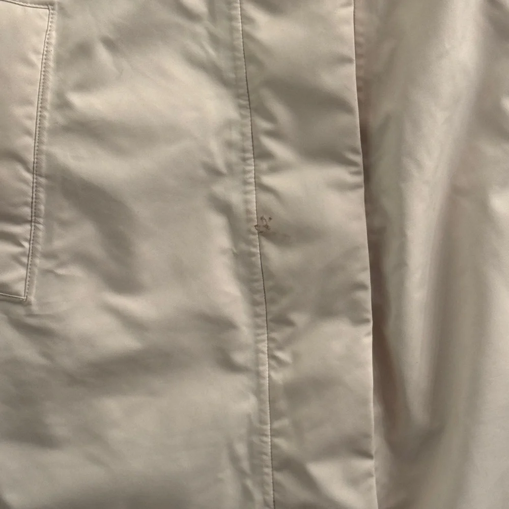 SALE The North Face Arctic Parka Cream White Fur Hood Women's Large - Picture 7 of 9